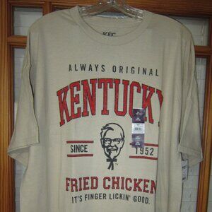 KFC Chicken T-shirt Men's L-XL Finger Lickin' Good NEW 100% Cotton